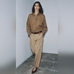 Zara TAPERED ZW COLLECTION PANTS Medium